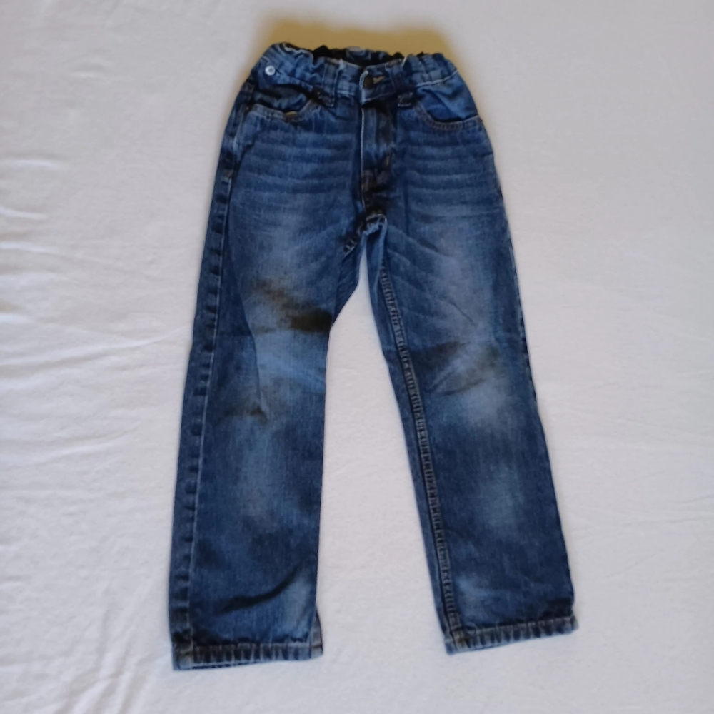 Paper Denim & Cloth Size 7 Kids Blue Straight Jeans Classic Style